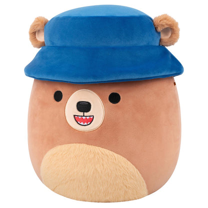 Squishmallows - Squishmallows 12" Stokely the Brown Kodiak Bear with Bucket Hat | Jazwares