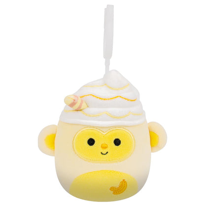 Squishmallows - Squishmallows 3.5" Pierogi the Banana Monkey Shake Clip | Jazwares