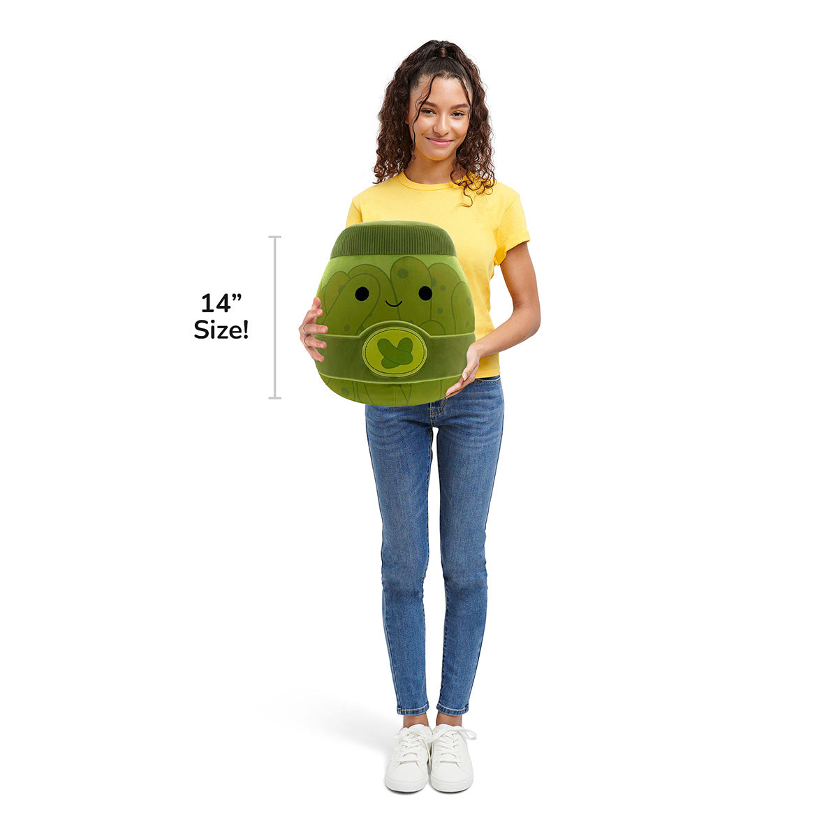 Squishmallows - Squishmallows 14" Zaid the Green Pickle Jar | Jazwares