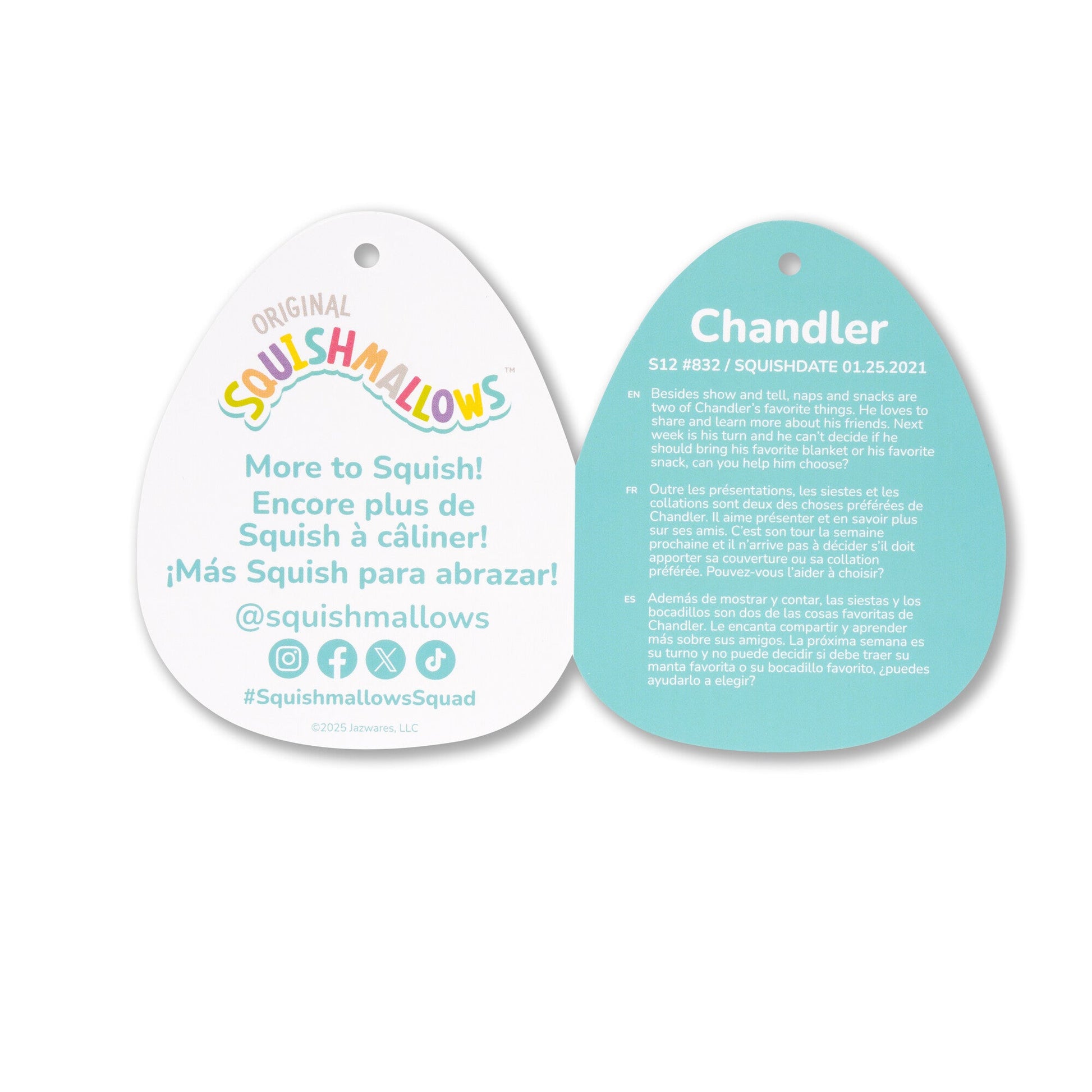 Squishmallows - Squishmallows 12" Chandler the Yellow Shark | Jazwares
