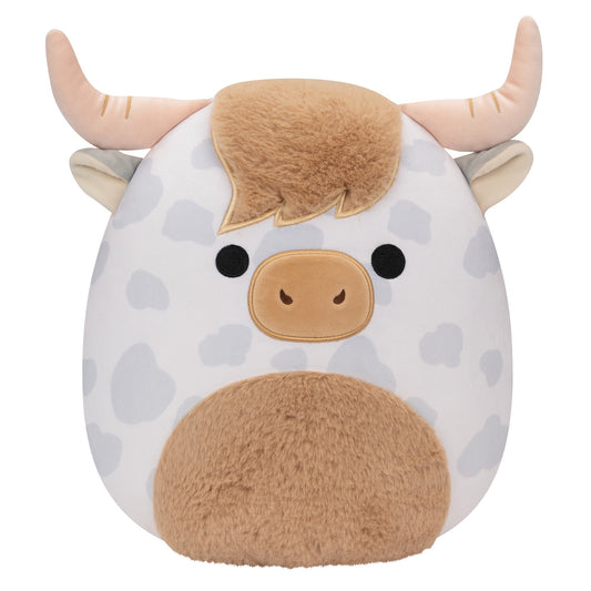 Squishmallows - Squishmallows 12" Borsa Spotted Highland Cow | Jazwares