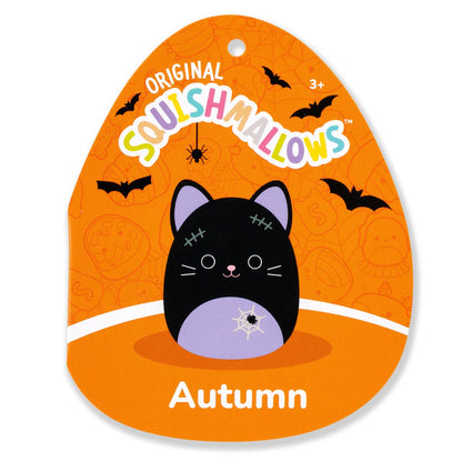 Squishmallows - Squishmallows 8" Autumn the Black Cat with Purple Belly | Jazwares