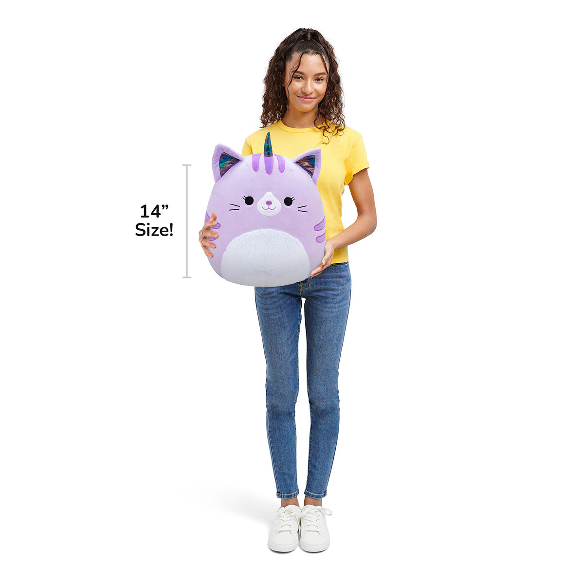 Squishmallows - Squishmallows 14" Analea the Purple Caticorn | Jazwares