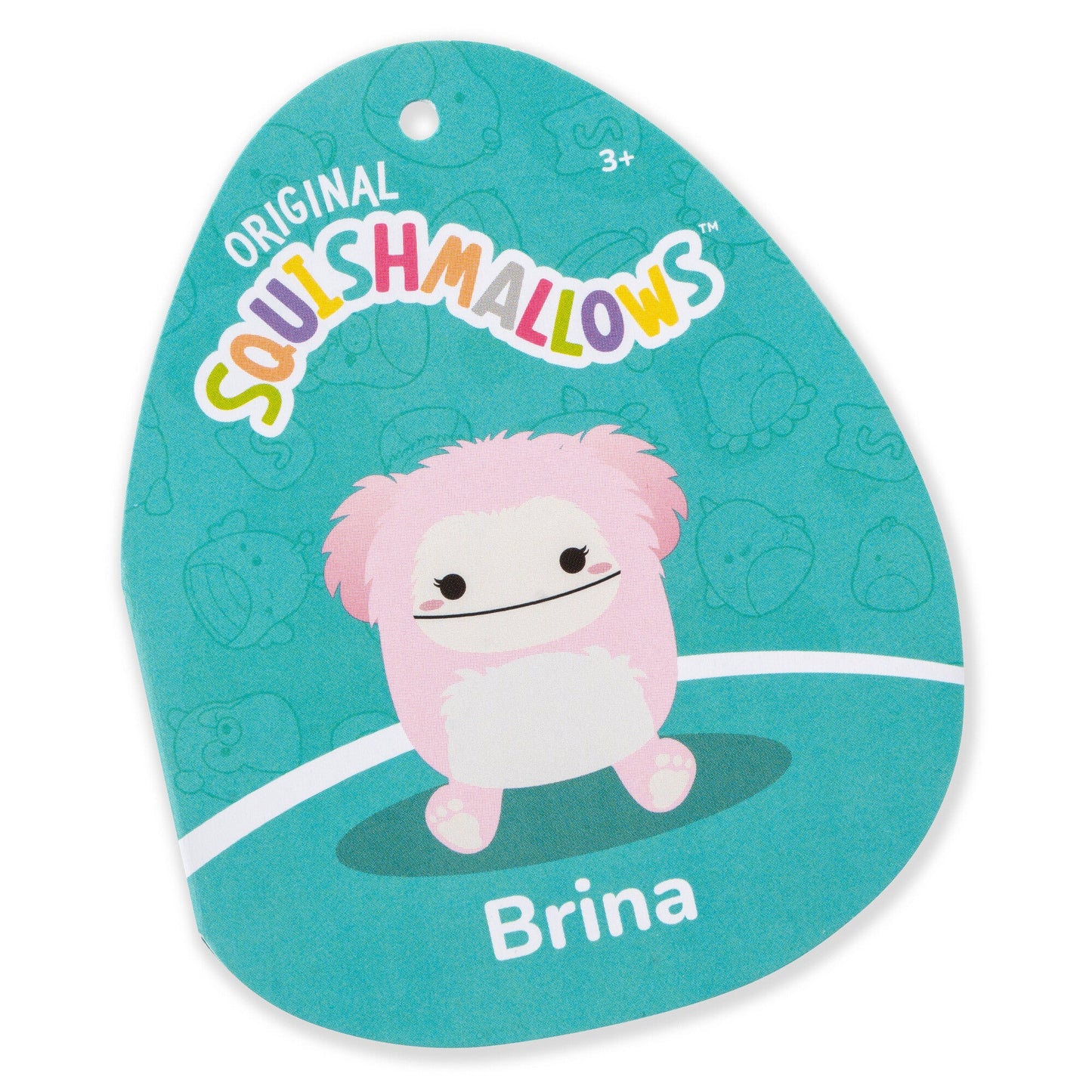 Squishmallows - Squishmallows 8" Brina the Pink Bigfoot with Fuzzy Belly | Jazwares