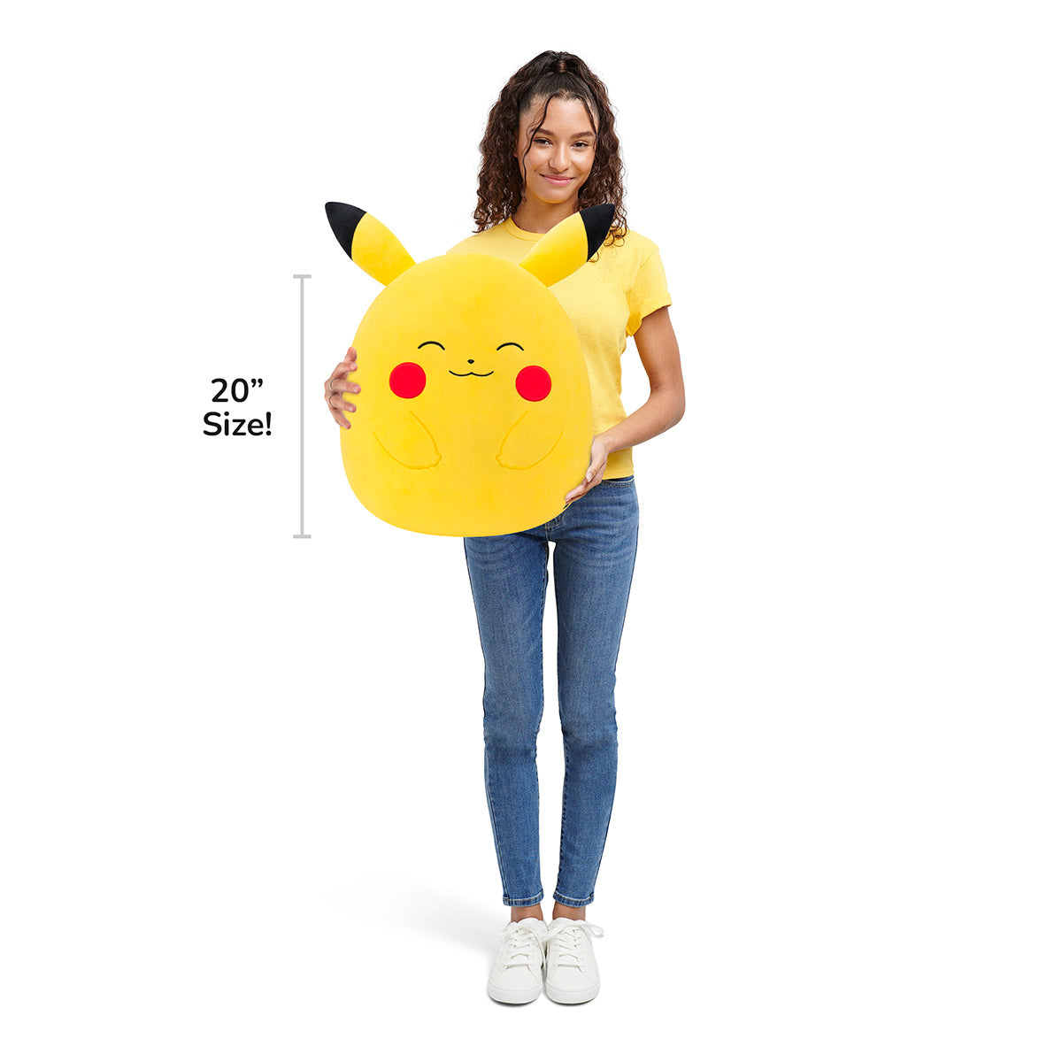 Squishmallows - Pokémon 20" Happy Pikachu Plush | Jazwares