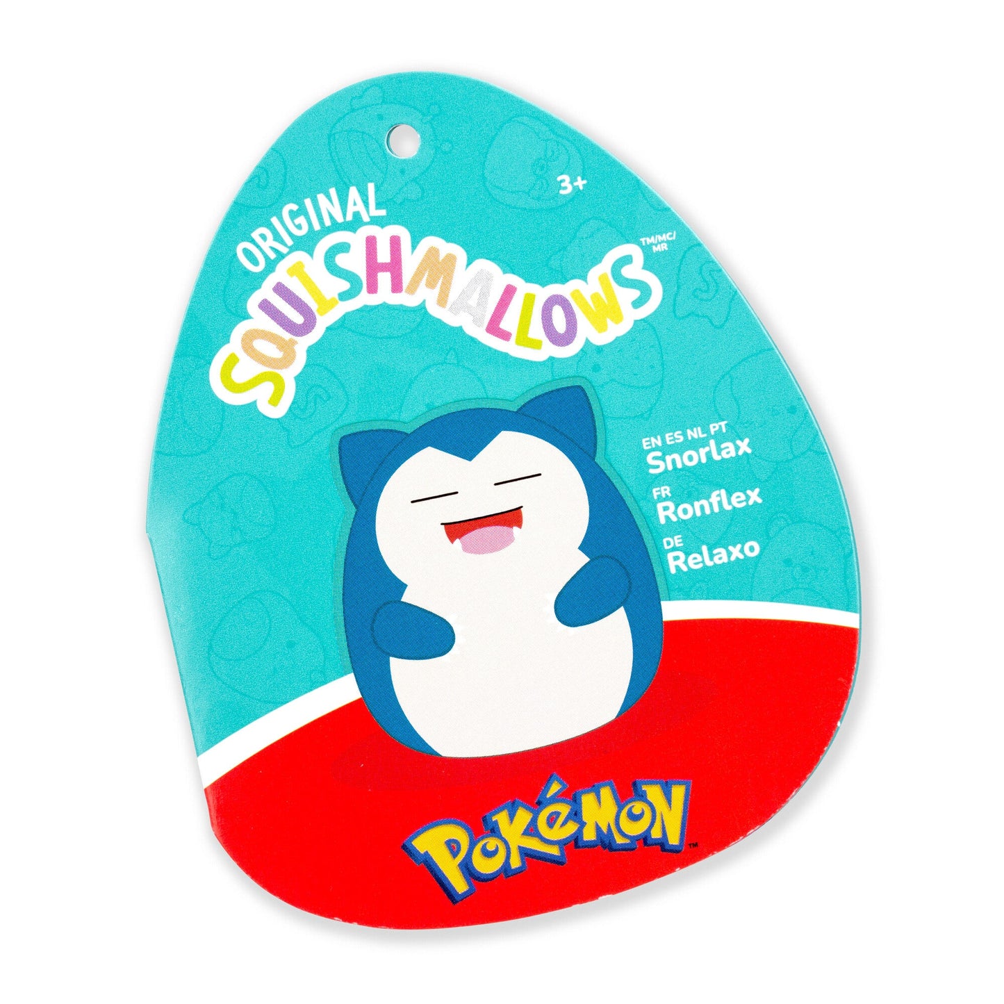 Squishmallows - Squishmallows 3.5" Pokémon Snorlax Clip | Jazwares