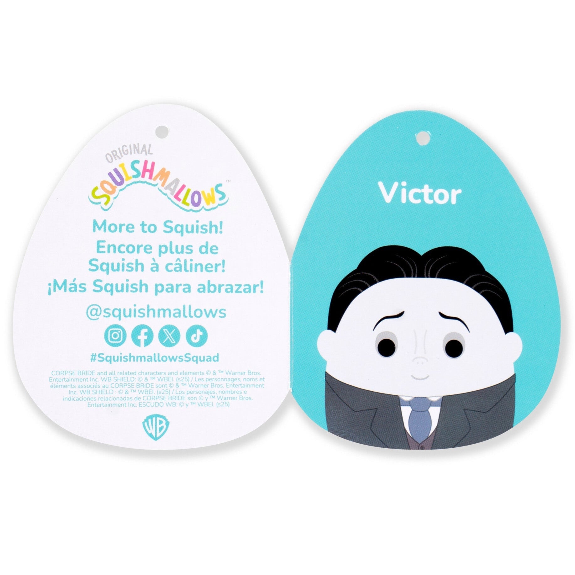 Squishmallows - Squishmallows 8" Victor from Corpse Bride | Jazwares