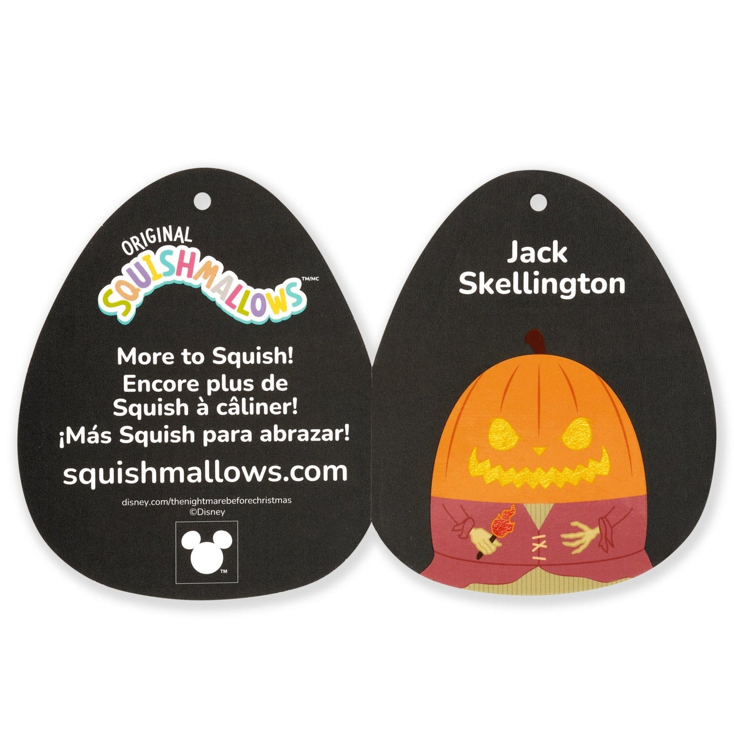 Squishmallows - Squishmallows 8" Select Series Pumpkin King Jack Skellington | Jazwares
