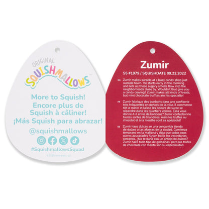 Squishmallows - Squishmallows 5" Zumir the Green Moose with Peppermint Swirl Belly | Jazwares