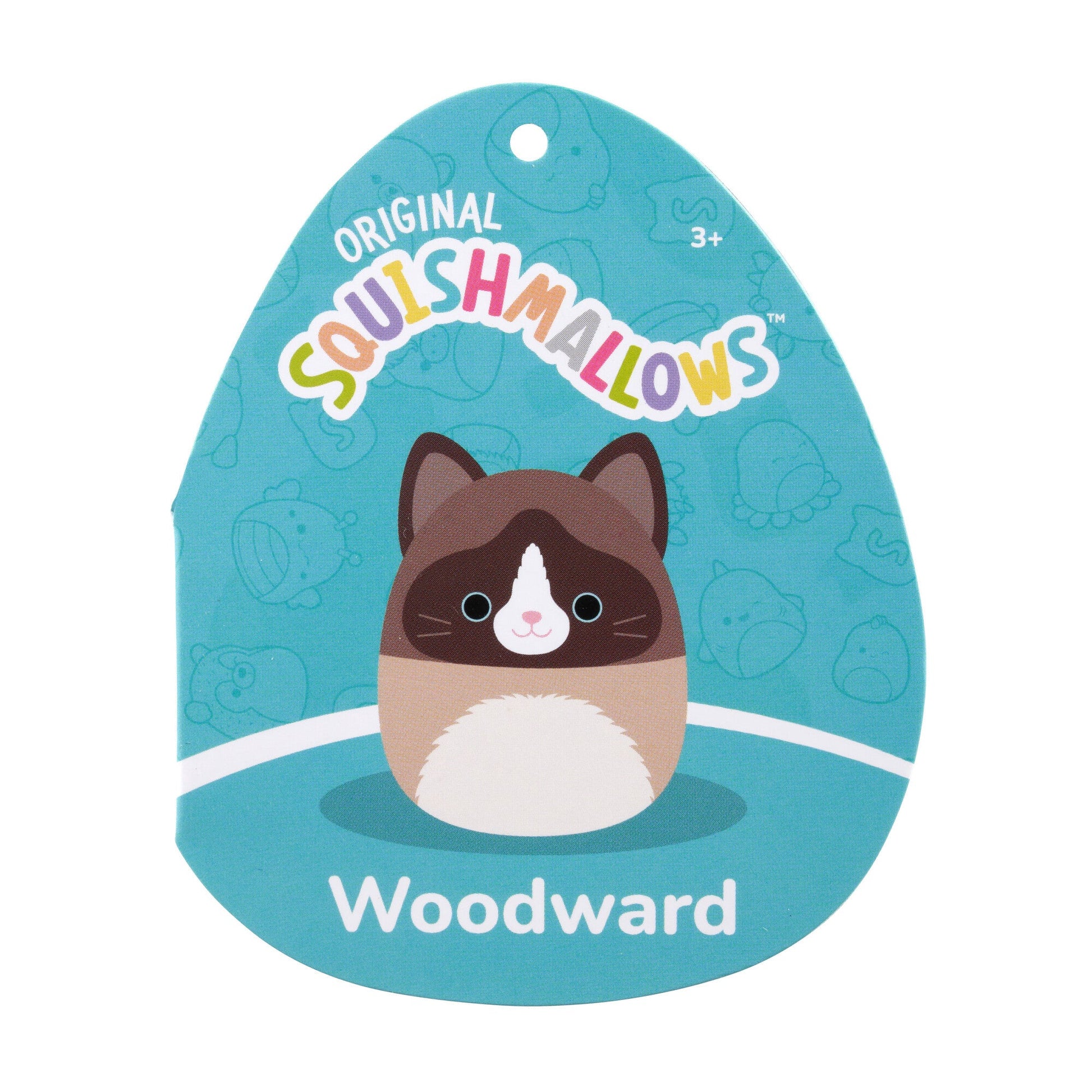 Squishmallows - Squishmallows 16" Woodward the Brown and Tan Snowshoe Cat | Jazwares