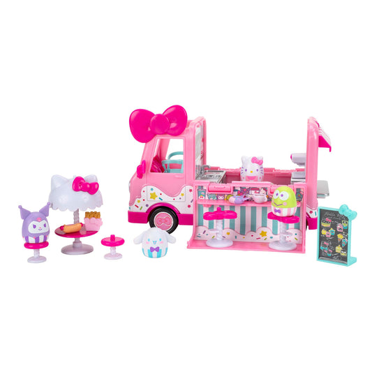 Squishmallows - Squish-a-longs Hello Kitty Cafe Truck Playset | Jazwares