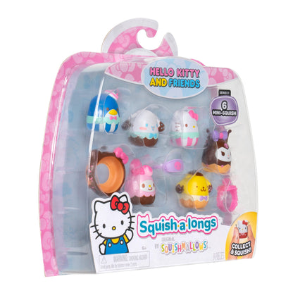 Squishmallows - Squish-a-longs Hello Kitty and Friends Ice Cream 6-Pack | Jazwares
