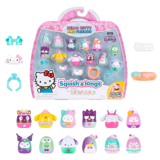 Squishmallows - Squish-a-longs Hello Kitty and Friends Dreamland 12-Pack | Jazwares