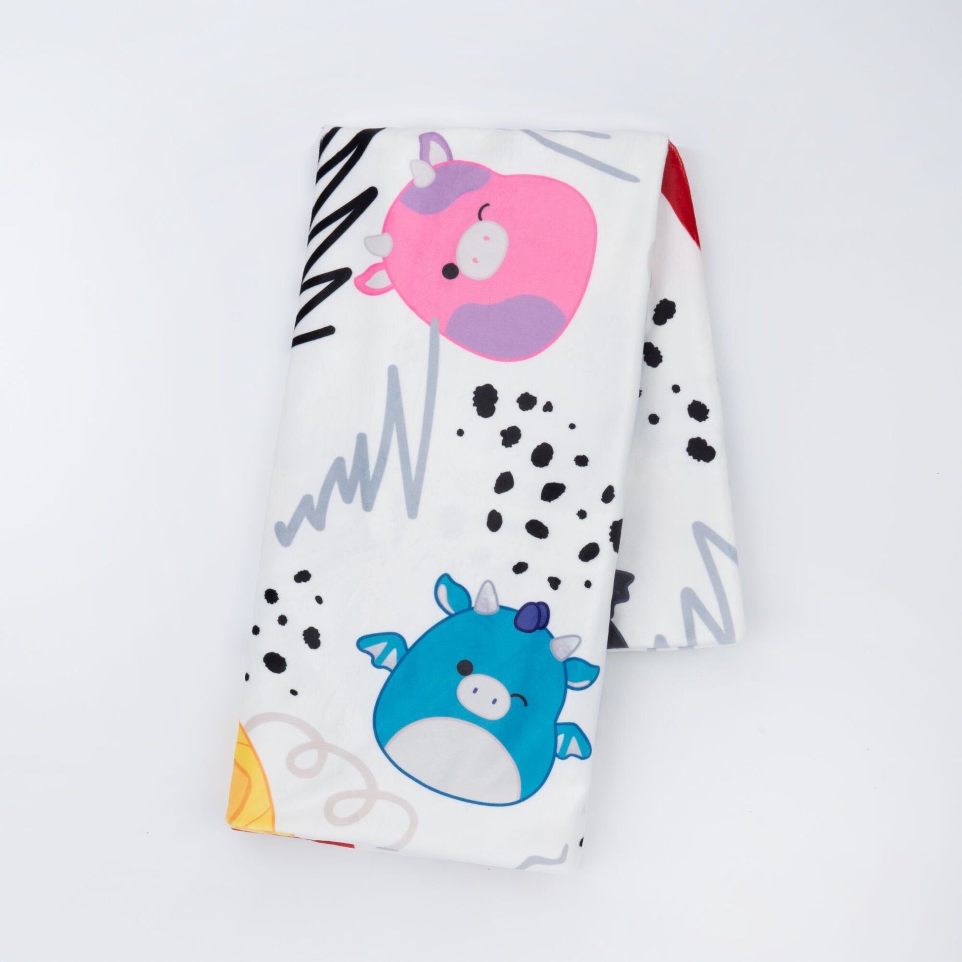 Squishmallows - "Squish Vibes" White SquishPillow Pillowcase (Standard)