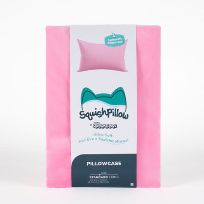 Squishmallows - SquishPillow Pillowcase Solid Slumber Pink | Jazwares