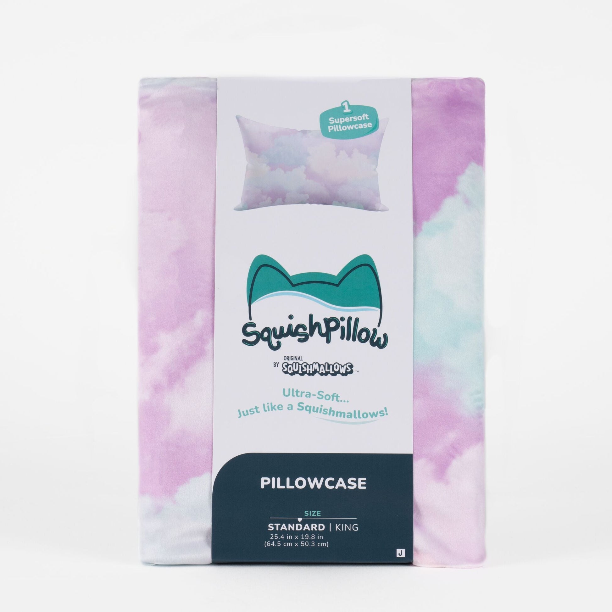 Squishmallows - SquishPillow Pillowcase Cotton Candy Skies Purple | Jazwares