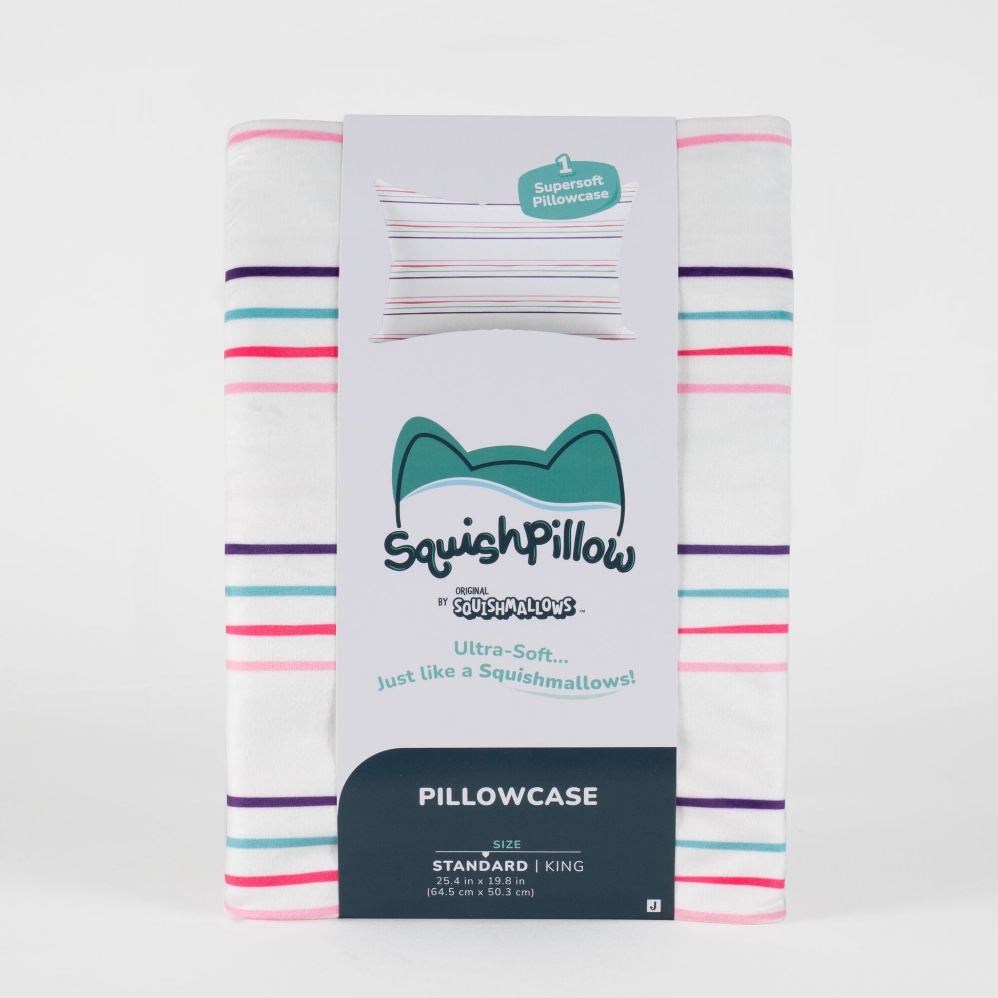Squishmallows - SquishPillow Pillowcase Sweet Stripes | Jazwares