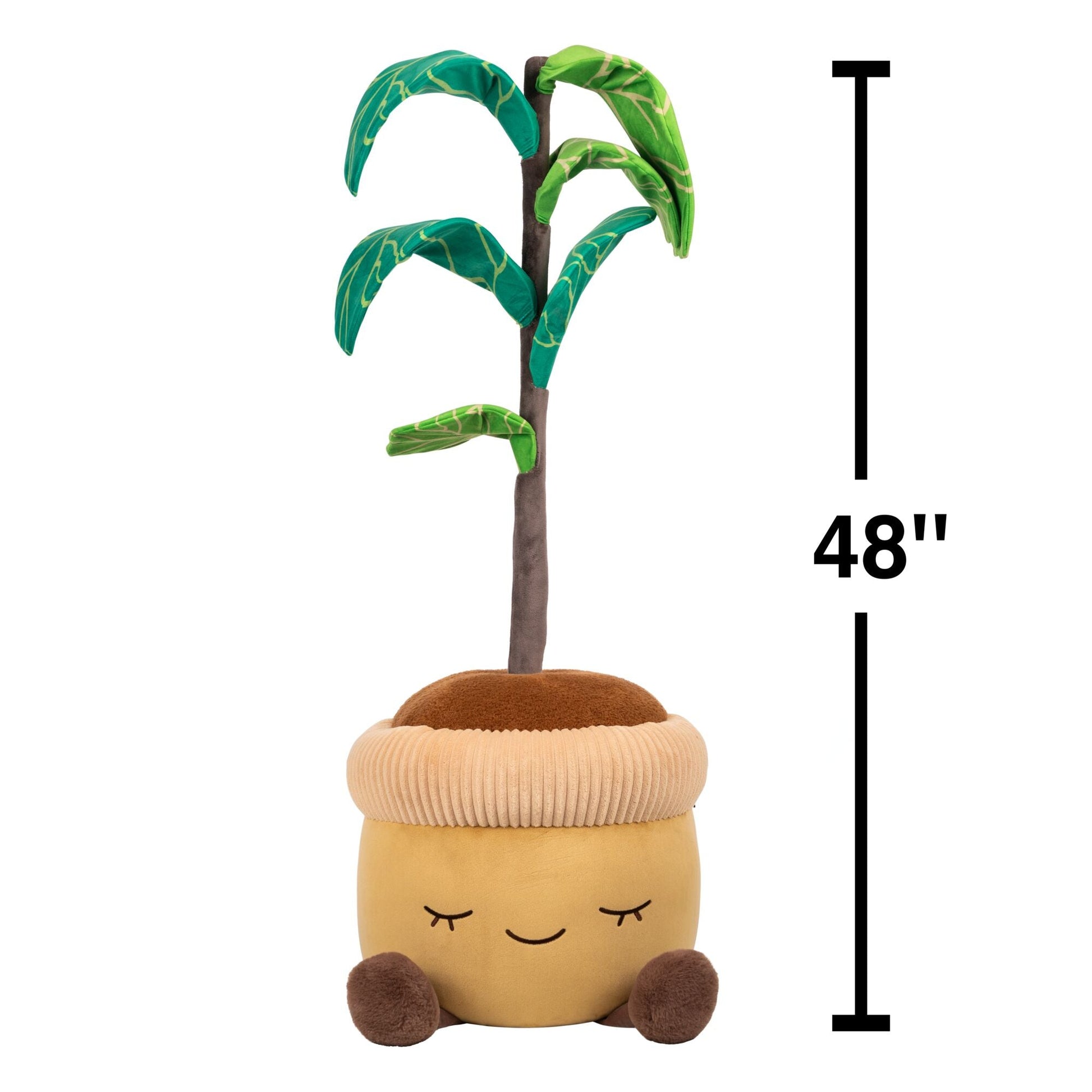 Squishmallows - Greenhouse by Russ 4 Feet Tall Fiddle Tree Plush | Jazwares