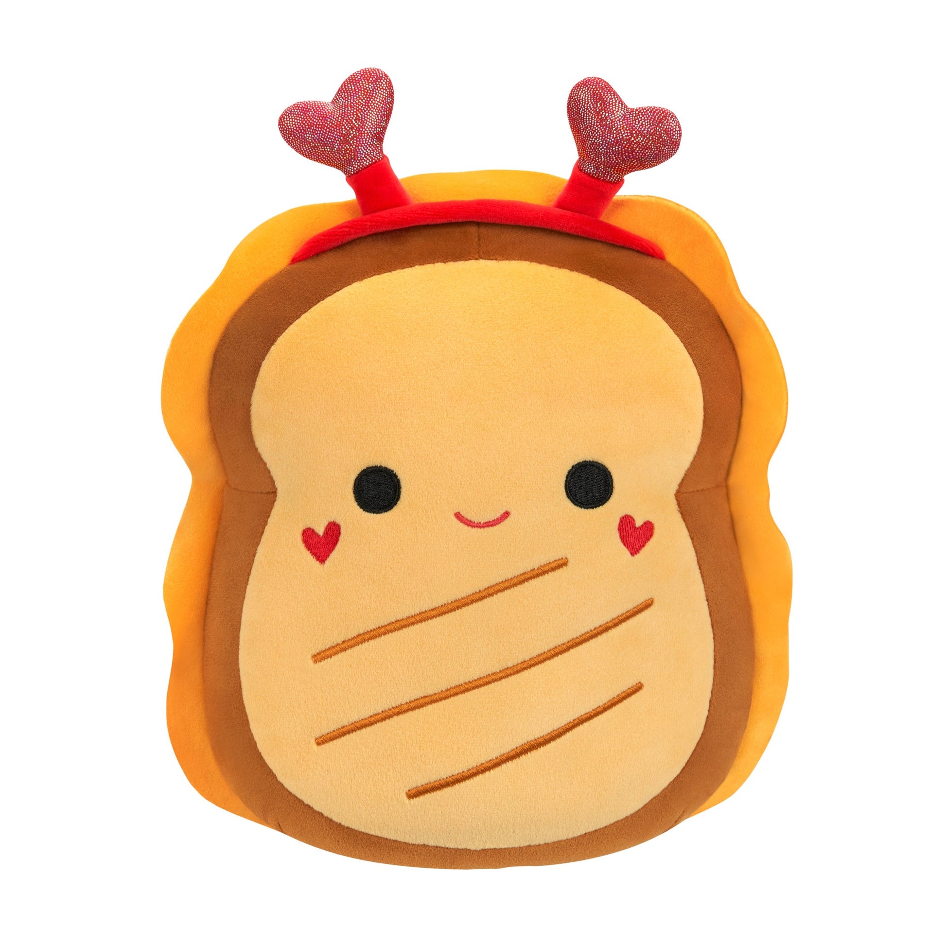 Squishmallows - Squishmallows 8" Lil Gouda the Grilled Cheese with Heart Headband | Jazwares