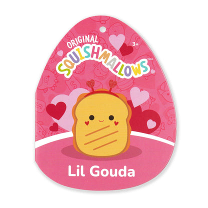 Squishmallows - Squishmallows 8" Lil Gouda the Grilled Cheese with Heart Headband | Jazwares