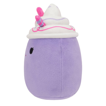 Squishmallows - Squishmallows 5" Cheksa the Purple Valentine's Day Drink | Jazwares