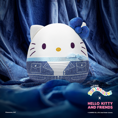 Squishmallows - Squishmallows 12" Denim Hello Kitty | Jazwares