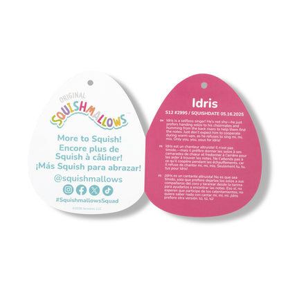 Squishmallows - Squishmallows 12" Idris the Red and Off-White Cow | Jazwares