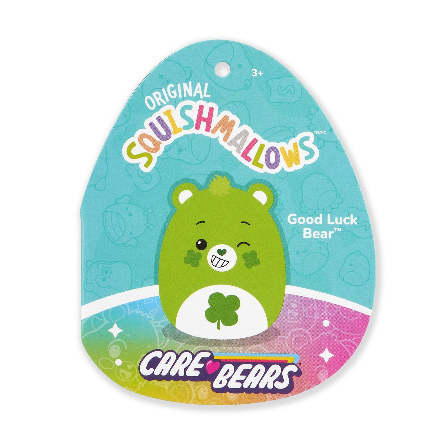 Squishmallows - Squishmallows Care Bears 12" Good Luck Bear | Jazwares