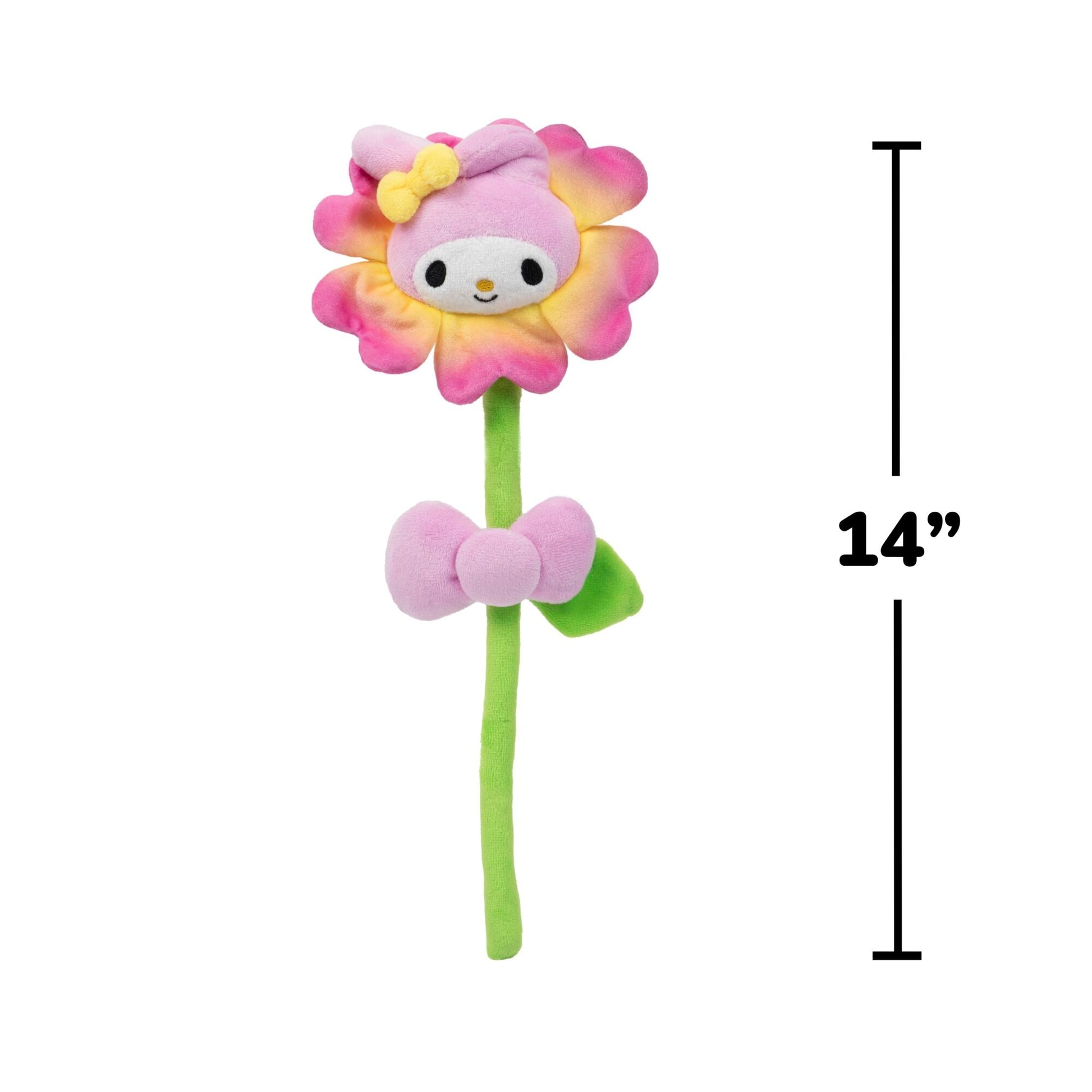 Squishmallows - Hello Kitty and Friends 14" Plush Flower 2-Pack - My Melody & Kuromi | Jazwares