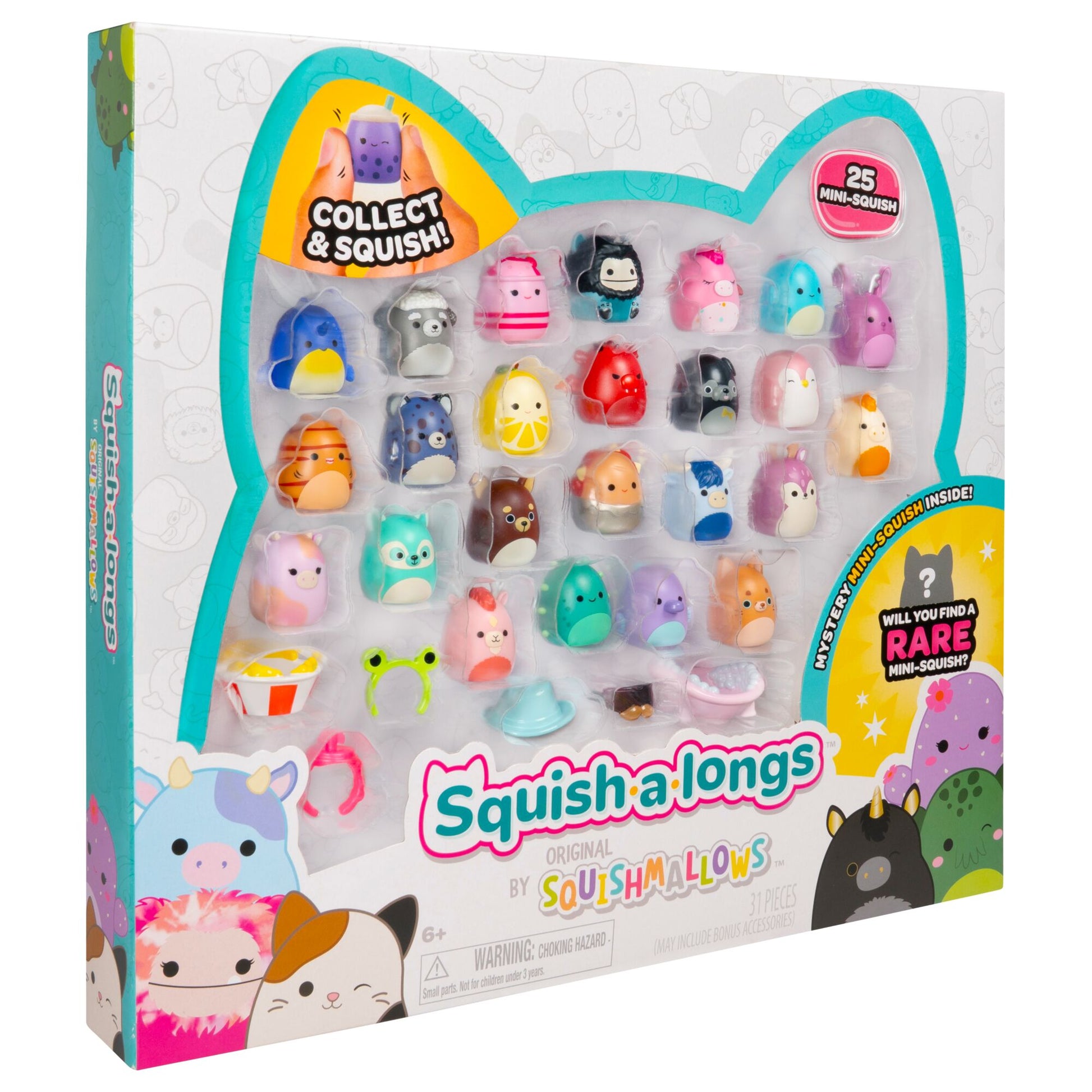 Squishmallows - Squish-a-longs Mini-Squish 25-Pack (Wave 5, Style 1) | Jazwares