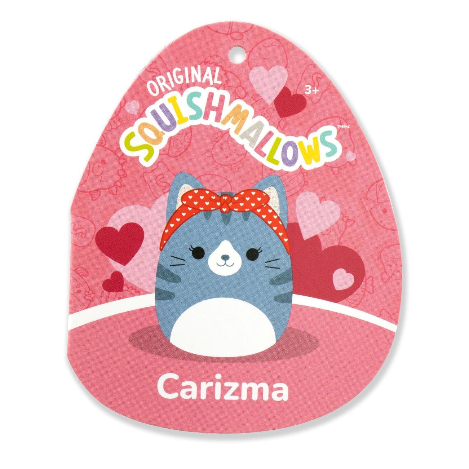 Squishmallows - Squishmallows 5" Carizma the Blue Tabby Cat with Headband | Jazwares