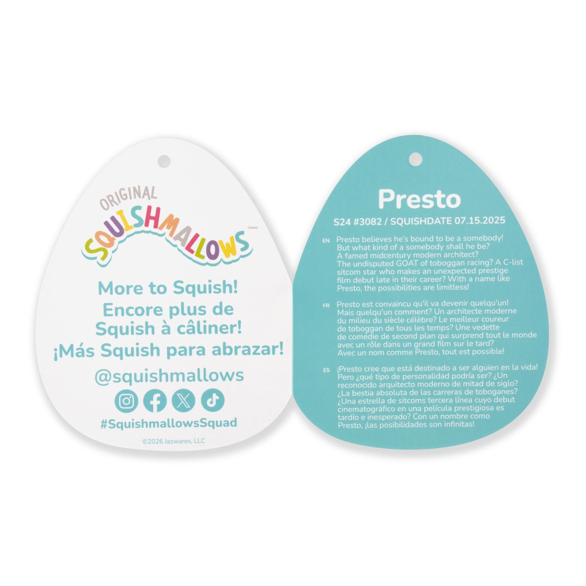 Squishmallows - Squishmallows 24" Presto the Teal Galaxy Cow | Jazwares