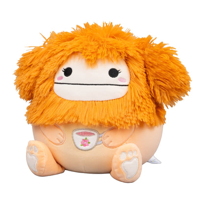 Squishmallows - Squishmallows 8" Shasta the Peach Bigfoot Holding Teacup | Jazwares