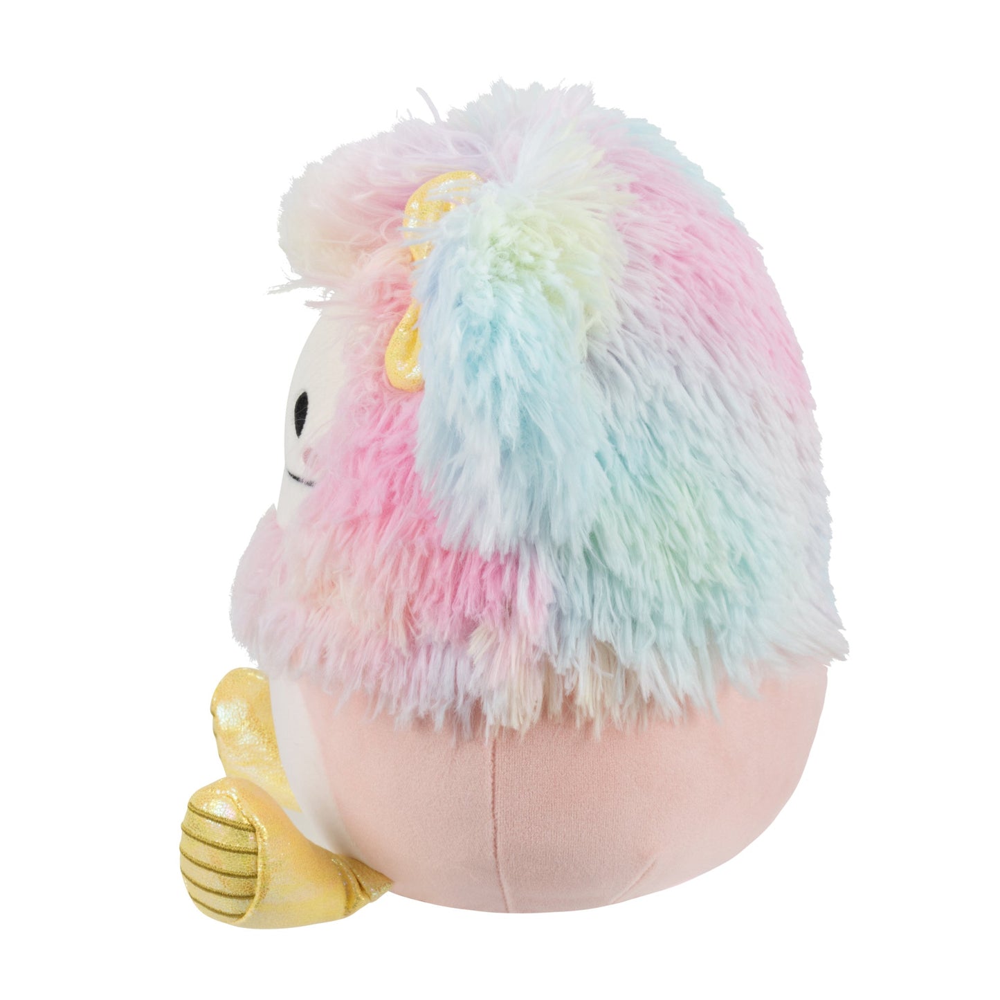 Squishmallows - Squishmallows Diane the Peach Bigfoot with Yellow Rain Boots | Jazwares