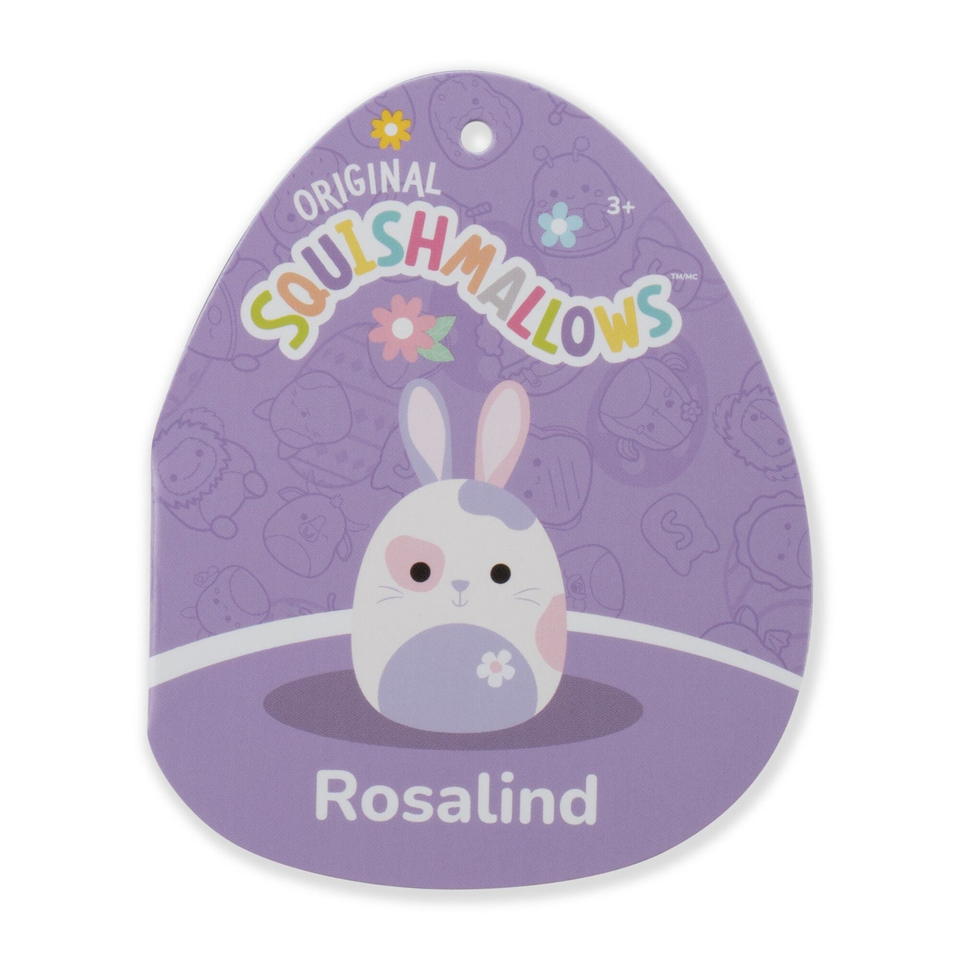 Squishmallows - Squishmallows 8" Rosalind the Pink and Periwinkle Dutch Rabbit | Jazwares