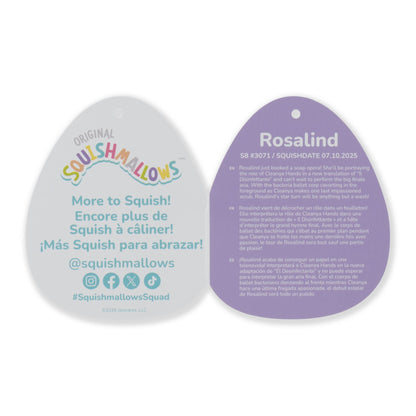 Squishmallows - Squishmallows 8" Rosalind the Pink and Periwinkle Dutch Rabbit | Jazwares