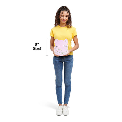 Squishmallows - Squishmallows 8" Mak the Lavender Cat Wrapped with Flower Stems | Jazwares