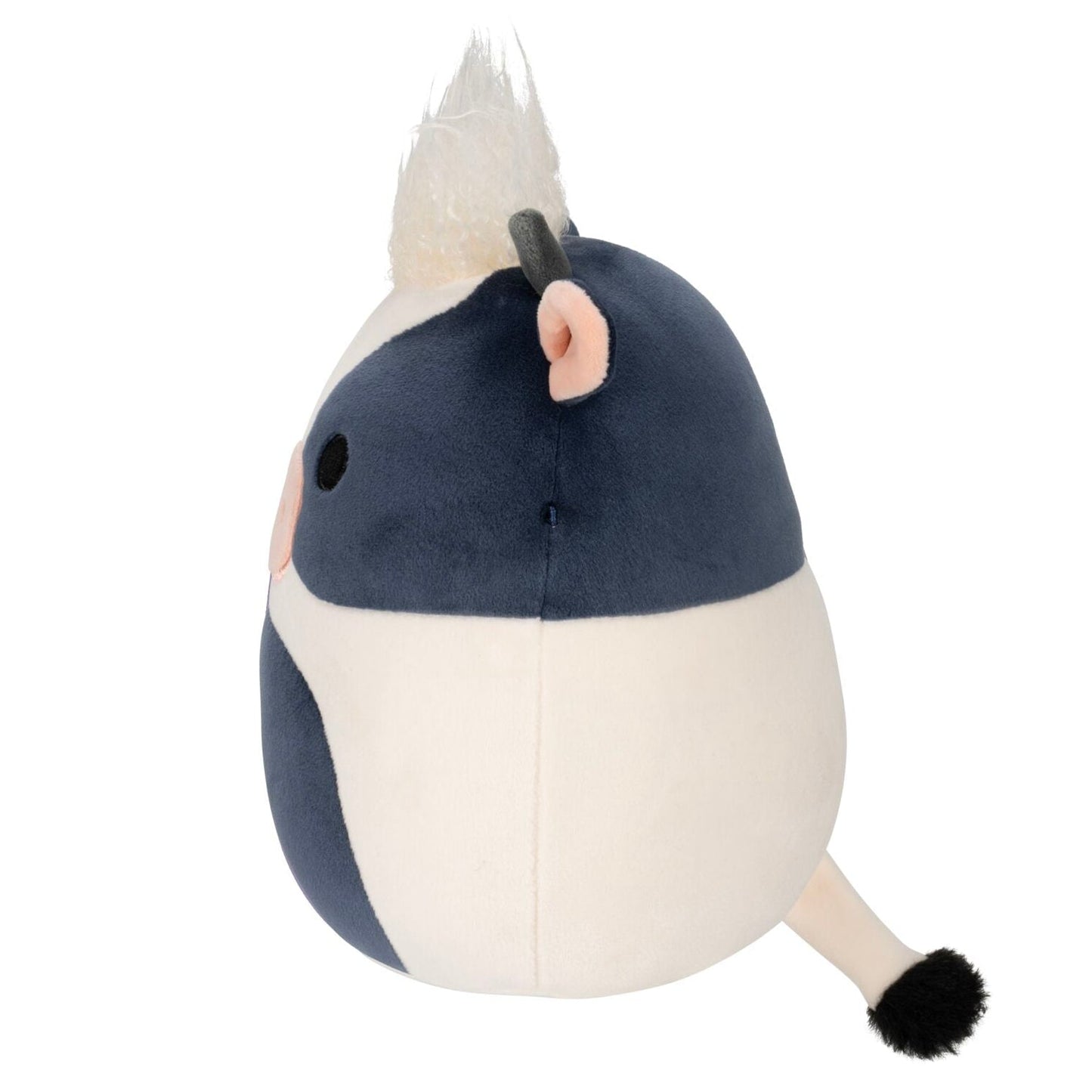 Squishmallows - Squishmallows 8" Dill the Black and White Cow with Shaggy Hair | Jazwares