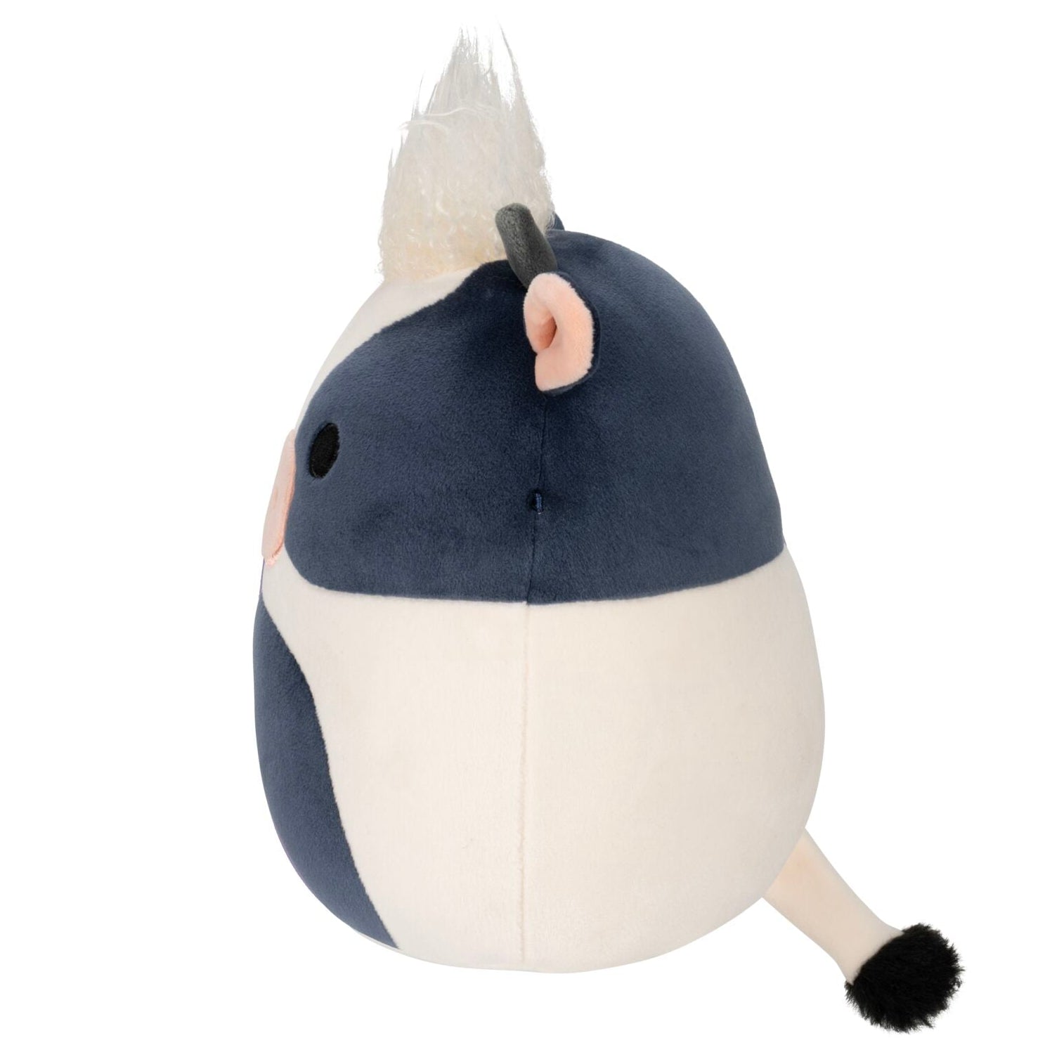 Squishmallows - Squishmallows 8" Dill the Black and White Cow with Shaggy Hair | Jazwares