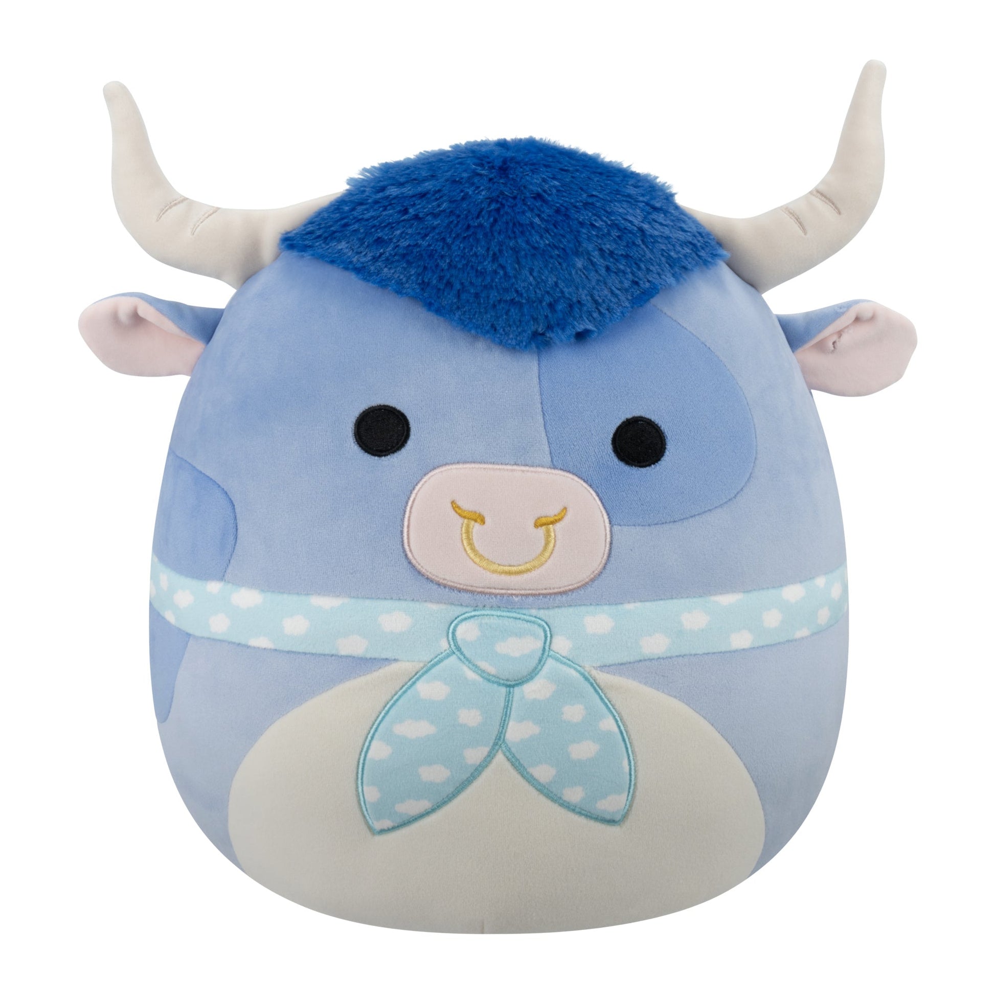 Squishmallows - Squishmallows 12" Bermayeh the Blue Bull with Ascot | Jazwares