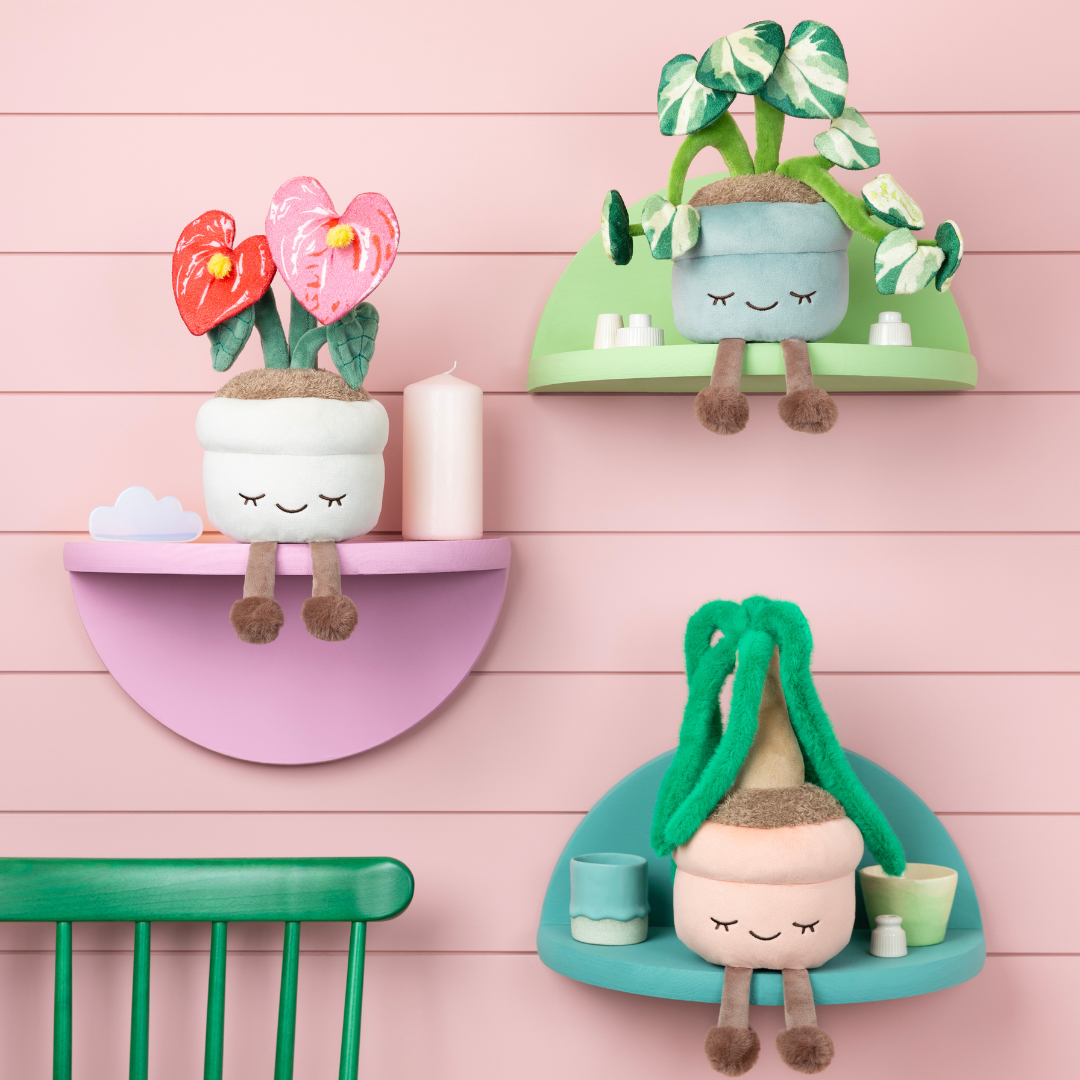 Squishmallows - Greenhouse by Russ 12" Flamingo Flower Plush | Jazwares