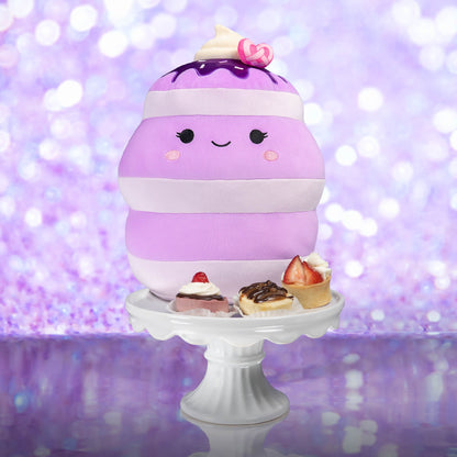 Squishmallows - Squishmallows 12" Una the Ube Pancakes with Pink Pretzel | Jazwares