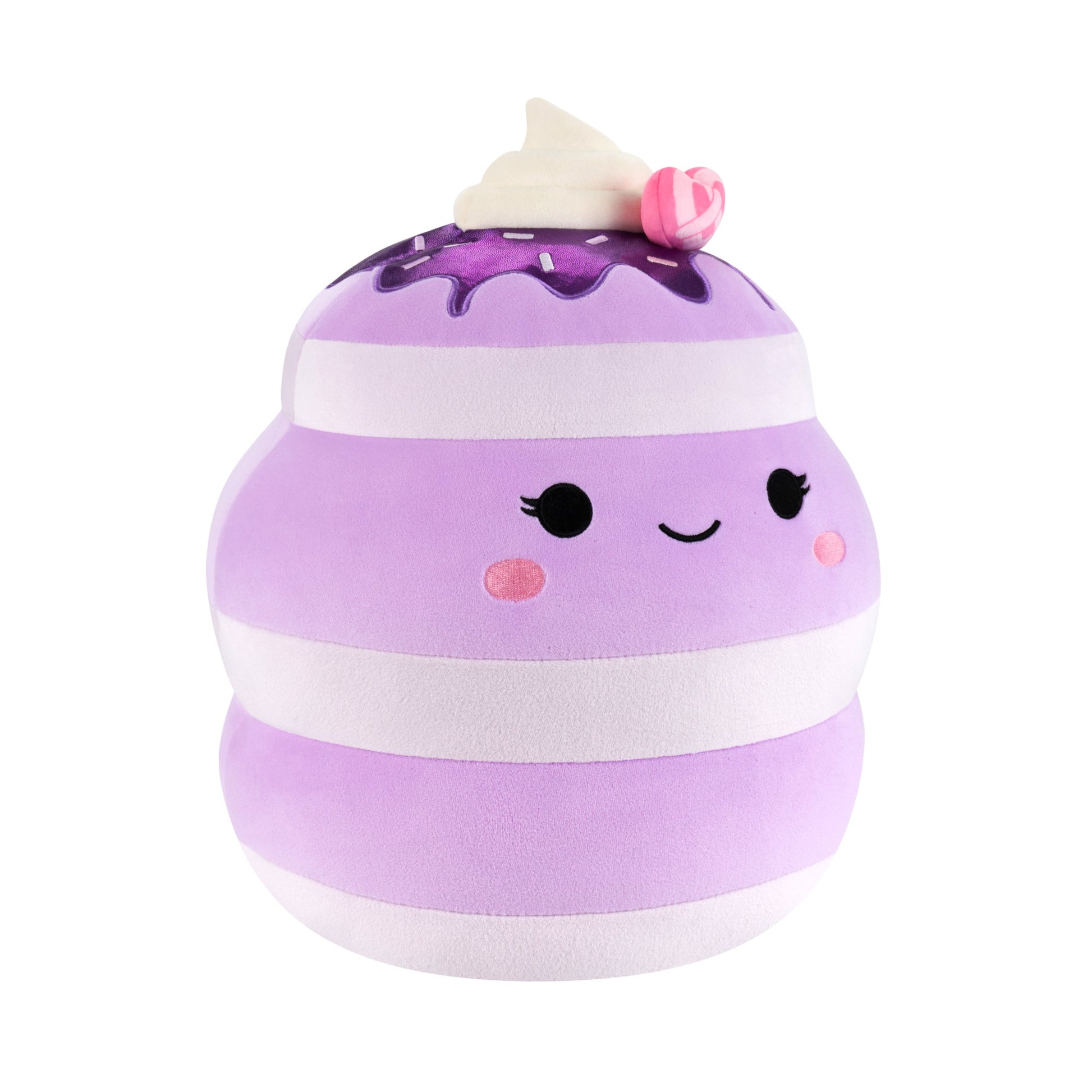 Squishmallows - Squishmallows 12" Una the Ube Pancakes with Pink Pretzel | Jazwares