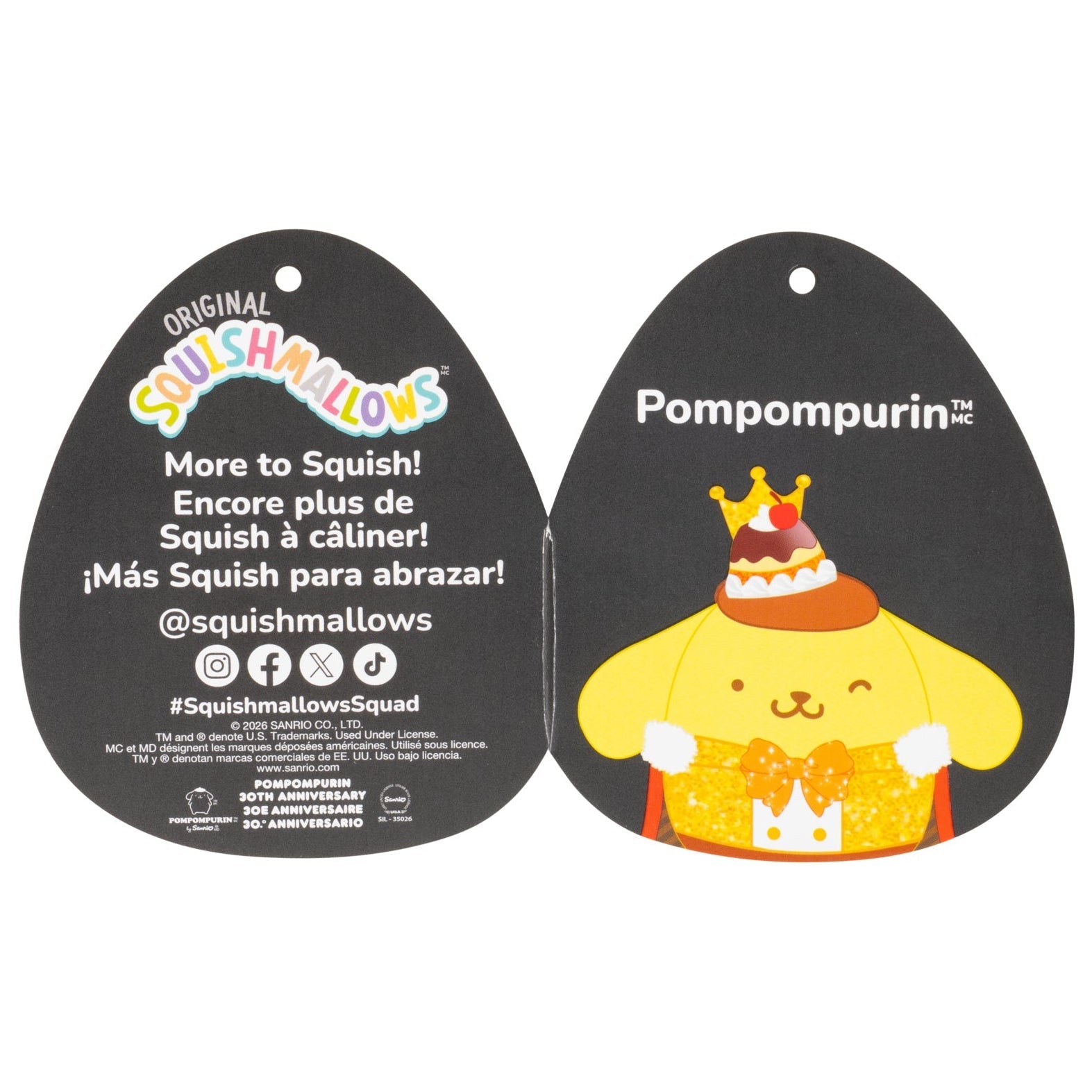 Squishmallows - 12" Pompompurin Anniversary Squishmallows | Jazwares