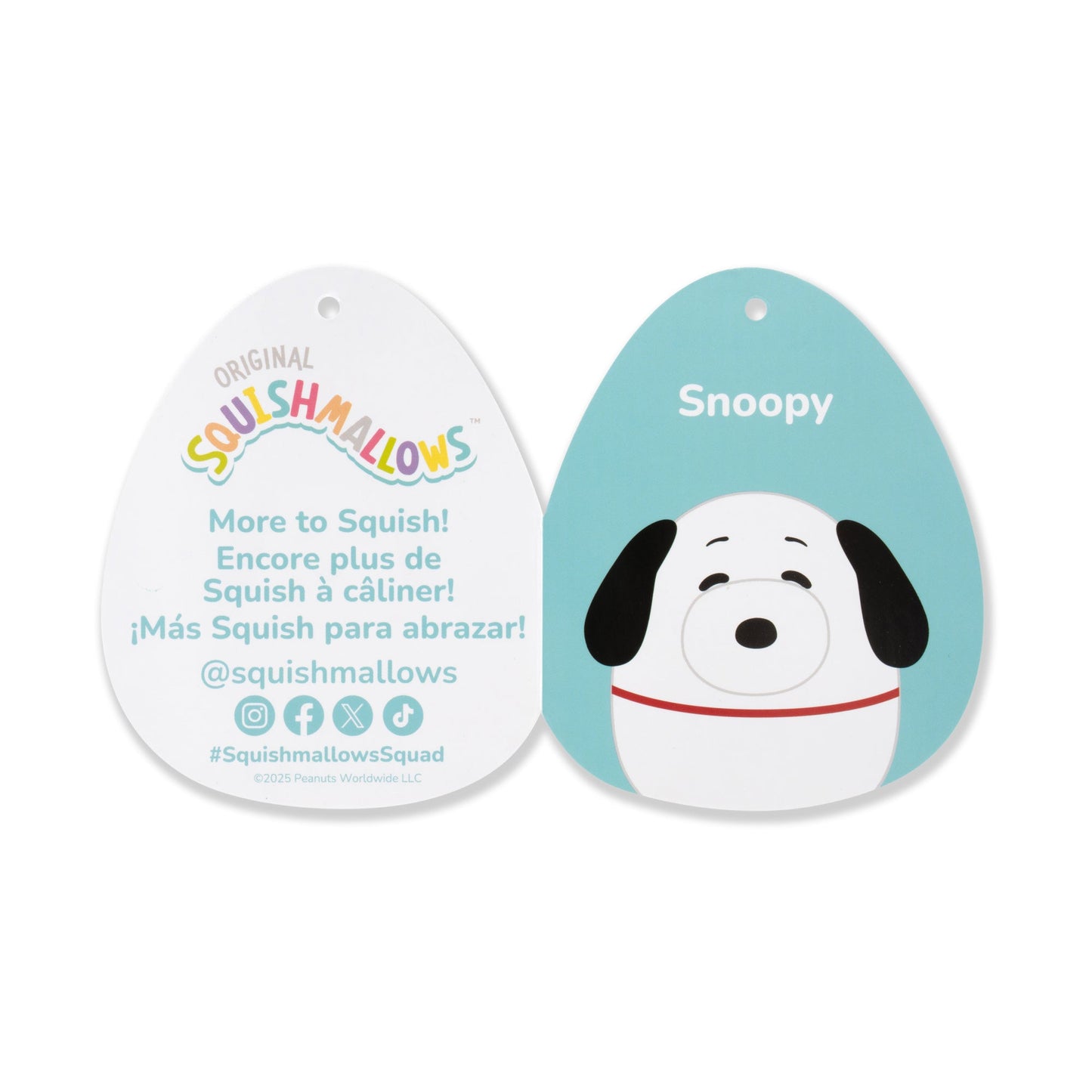 Squishmallows - Squishmallows Peanuts 12-Inch Snoopy Plush | Jazwares