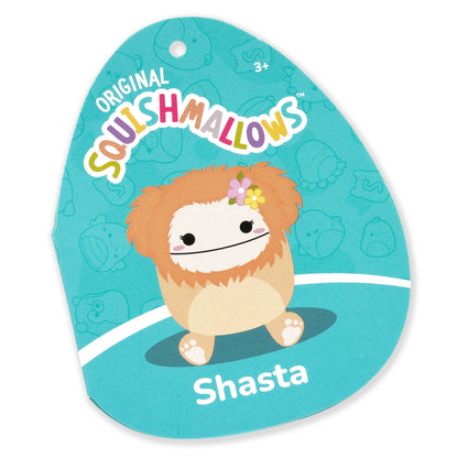 Squishmallows - Squishmallows 12" Shasta the Peach Bigfoot with Tropical Flower | Jazwares