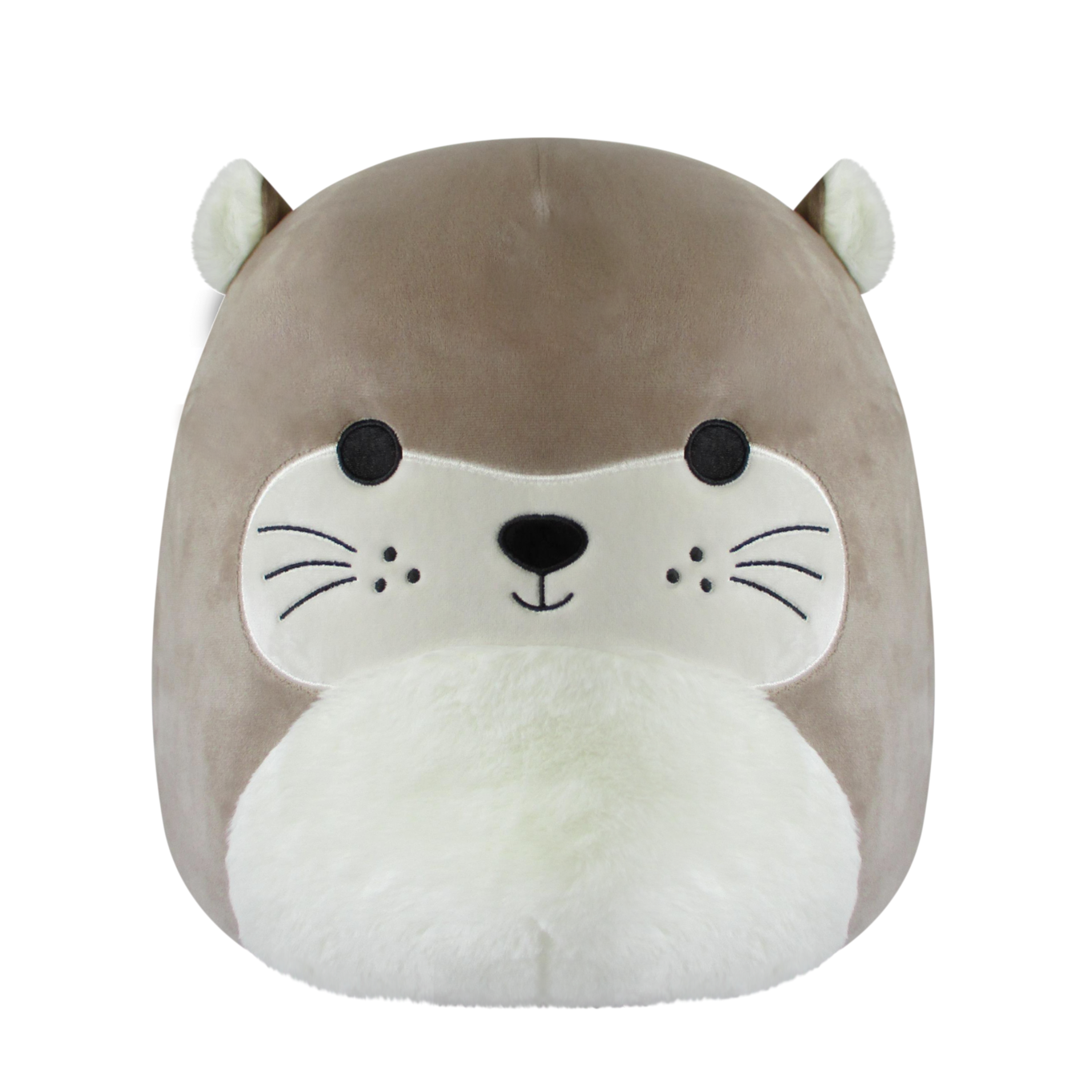 Squishmallows - 14-Inch Rie Light Brown Otter with Fuzzy Ears | Jazwares