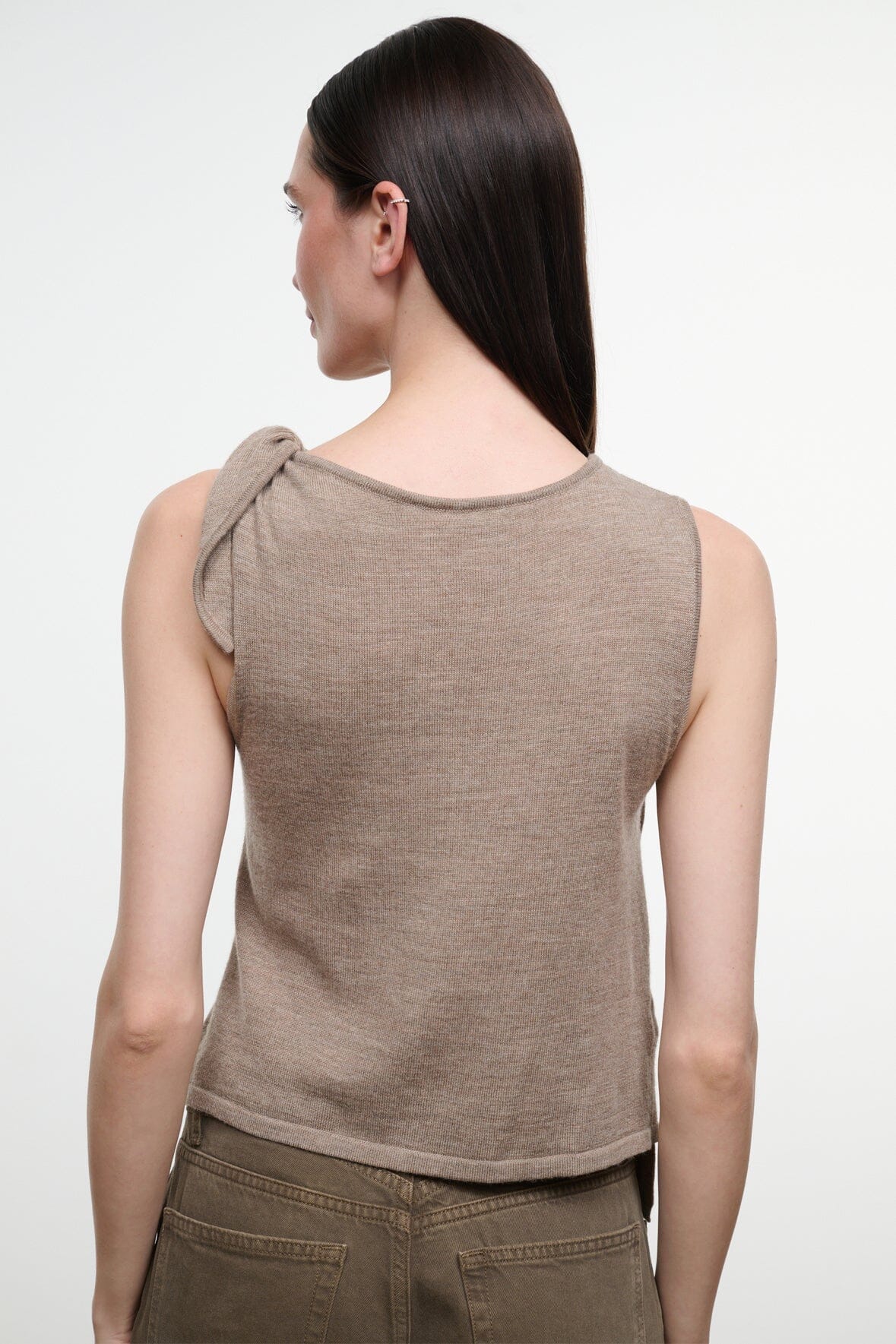 STAUD | Enya Top Sesame