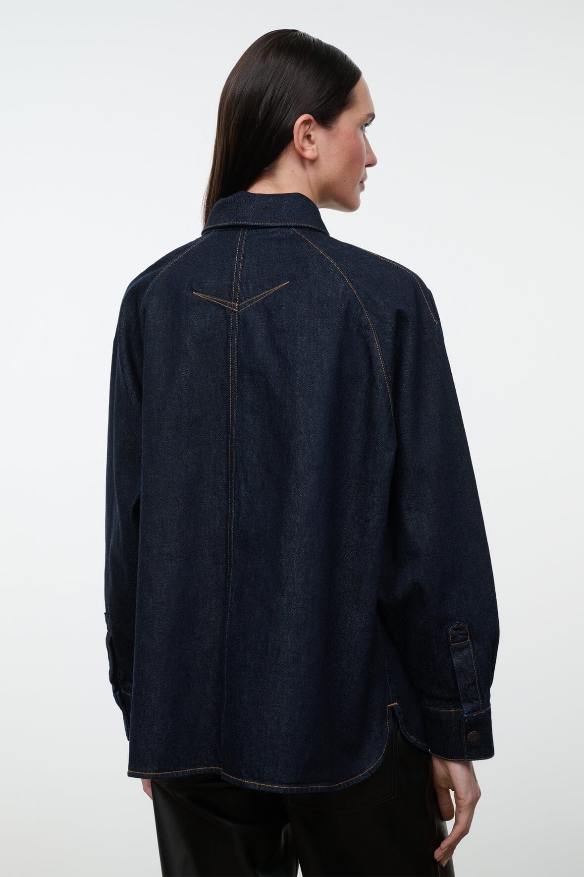 STAUD | Myles Shirt Jacket Indigo