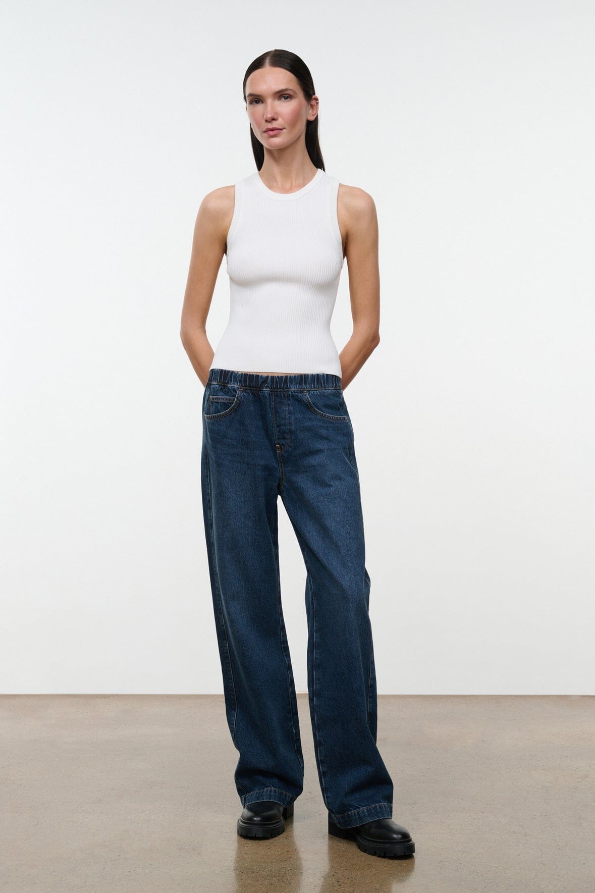 STAUD | Malia Tank White